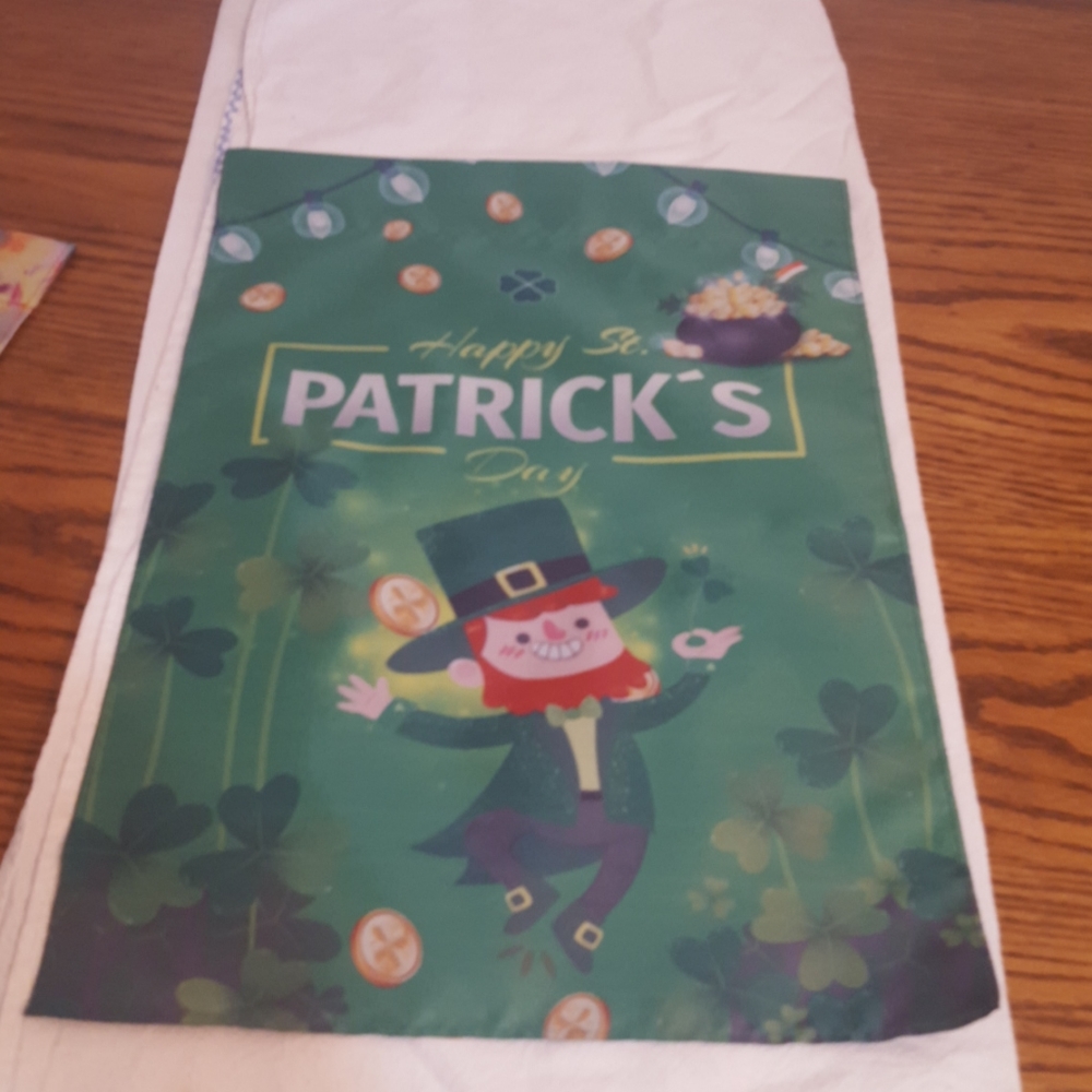 NWOT St. Patrick's Day Garden Flag